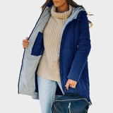 Antonia | Gepolsterte Jacke mit Kapuze