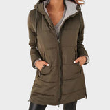 Antonia | Gepolsterte Jacke mit Kapuze