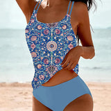 Laluna® | Tankini Sommer mit Eleganter Druck