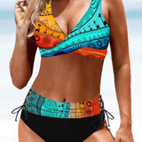 Buntes Bikini Eva - Fröhlicher und Lebhafter Stil