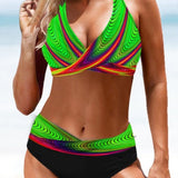 Buntes Bikini Eva - Fröhlicher und Lebhafter Stil