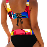 Buntes Bikini Eva - Fröhlicher und Lebhafter Stil