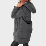 Antonia | Gepolsterte Jacke mit Kapuze