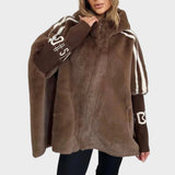 Beatrix | Eleganter Leder-Mantel