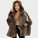 Beatrix | Eleganter Leder-Mantel