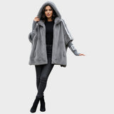 Beatrix | Eleganter Leder-Mantel