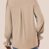 Mira | Elegante V-Ausschnitt Bluse