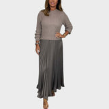 Chiara | Komplettset Pullover und Plissierter Rock