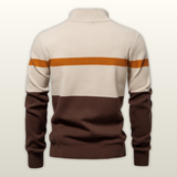 Lorenzo | Klassischer Pullover mit halbem Reißverschluss