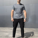 Emanuele™ | T-Shirt Evano - Elegant Dunkelgrau