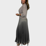 Chiara | Komplettset Pullover und Plissierter Rock