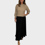 Chiara | Komplettset Pullover und Plissierter Rock