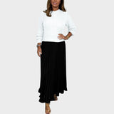 Chiara | Komplettset Pullover und Plissierter Rock