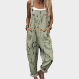 Elegante Bedruckte Latzhose