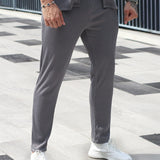 Gianluca™ | Bailey Cordhosen in Grau