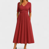 VERA | ELEGANTES MIDI-KLEID