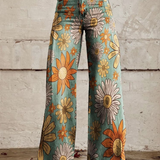 CIRILLA | HOSEN MIT BLUMENMUSTER
