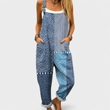 Bedruckte Latzhose