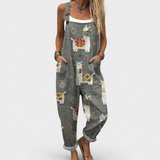 Bequeme Bedruckte Latzhose