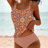 Laluna® | Tankini Sommer mit Eleganter Druck