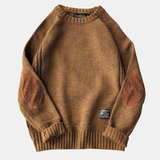 Henry | Wollpullover mit Ellbogen-Patches
