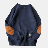 Henry | Wollpullover mit Ellbogen-Patches