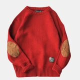 Henry | Wollpullover mit Ellbogen-Patches