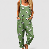 Bequeme Bedruckte Latzhose