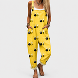 Damen Gemusterte Latzhose