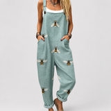 Bequeme Bedruckte Latzhose