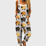 Bequeme Bedruckte Latzhose