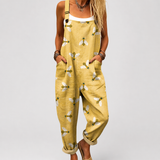 Bequeme Bedruckte Latzhose