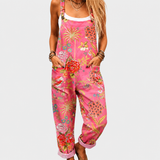 Bequeme Bedruckte Latzhose