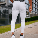 Vega Michele™ Zerrissene Jeans - Weiß