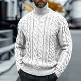 Harald | Vintage Pullover mit Stehkragen