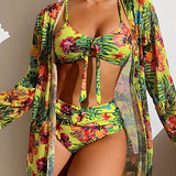 Bikini mit Floralrock Glenda