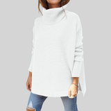 ANNELISE I Oversized-Pullover mit Stehkragen