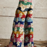 ADELINA | ELEGANTE HOSEN MIT BLUMENMUSTER