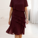 Juliette – Elegantes fließendes Kleid mit Volants