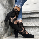 Norene™ Stiefeletten aus elegantem Spitzenmaterial