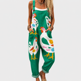 Bequeme Bedruckte Latzhose