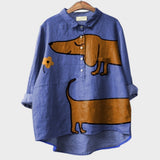 Asta | Stilvolle Bluse mit animalischem Druck
