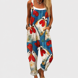 Bequeme Bedruckte Latzhose