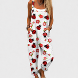 Bequeme Bedruckte Latzhose