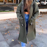Marina - Lange Sweatshirt mit Kapuze