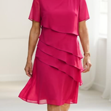 Juliette – Elegantes fließendes Kleid mit Volants