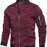 Elegante Metallische Bomberjacke Jules