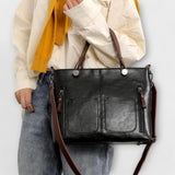 Lora - Elegante Lederhandtasche