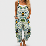 Bequeme Bedruckte Latzhose
