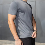Emanuele™ | T-Shirt Evano - Elegant Dunkelgrau